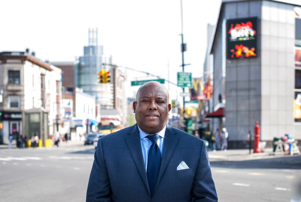 Leader of the Flatbush Nostrand Junction Bid, Kenneth Mbonu.